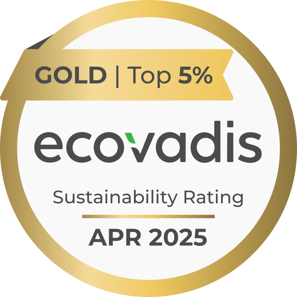 Guldmedalj ecovadis